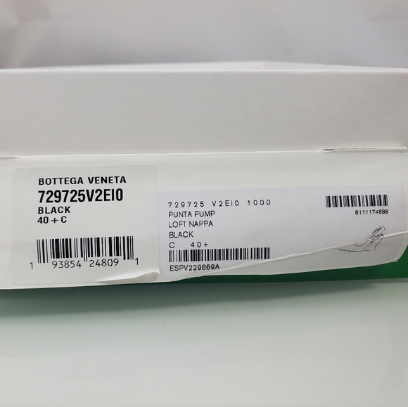 NWT$2,300 Bottega Veneta Punta Slingback Leather Wedge Pumps Sz 40.5 (10.5) - Picture 14 of 16